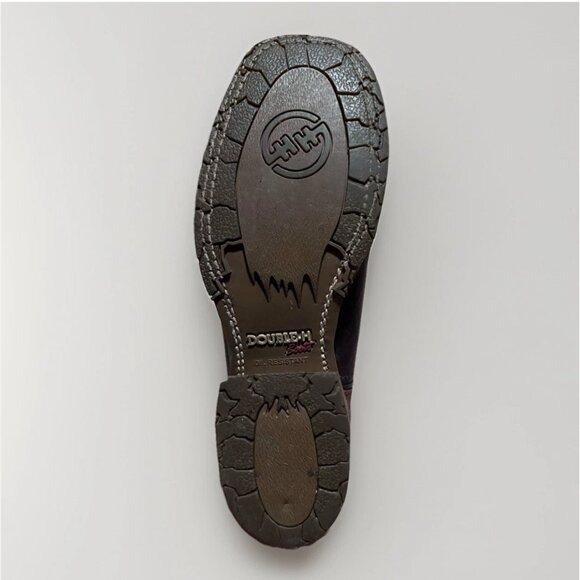 DOUBLE H MEN'S SIZE 11.5 D ICE ROPER WESTERN WORK BOOTS BROAD SQUARE TOE DH4305 - Picture 11 of 15